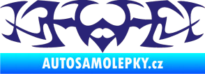 Samolepka Tetování 047 střední modrá