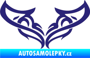 Samolepka Tetování 063 střední modrá