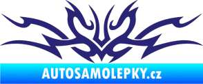 Samolepka Tetování 102 střední modrá