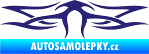 Samolepka Tetování 104 střední modrá