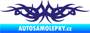Samolepka Tetování 108 střední modrá
