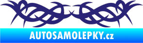Samolepka Tetování 109 střední modrá