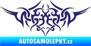 Samolepka Tetování 112 střední modrá