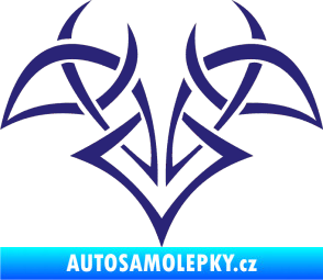 Samolepka Tetování 124 střední modrá