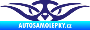 Samolepka Tetování 128 střední modrá