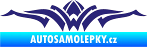 Samolepka Tetování 140 střední modrá