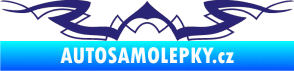 Samolepka Tetování 145 střední modrá
