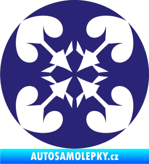 Samolepka Tetování 172 střední modrá