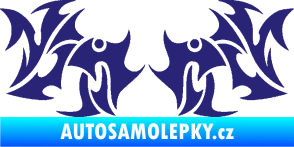 Samolepka Tetování 194 střední modrá