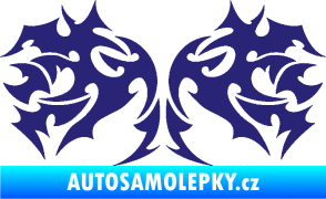 Samolepka Tetování 197 střední modrá