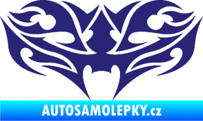 Samolepka Tetování 200 střední modrá