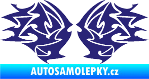 Samolepka Tetování 205 střední modrá
