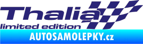 Samolepka Thalia limited edition pravá střední modrá