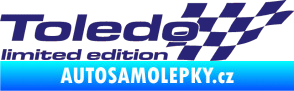 Samolepka Toledo limited edition pravá střední modrá