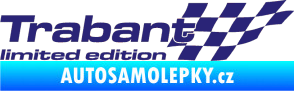 Samolepka Trabant limited edition pravá střední modrá
