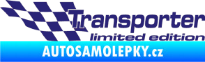 Samolepka Transporter limited edition levá střední modrá