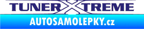 Samolepka Tuner extreme obrys střední modrá