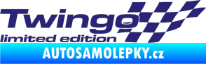 Samolepka Twingo limited edition pravá střední modrá