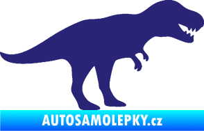 Samolepka Tyrannosaurus Rex 001 pravá střední modrá