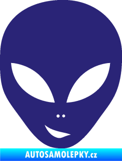 Samolepka UFO 003 levá střední modrá