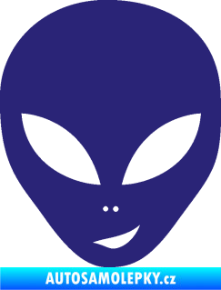 Samolepka UFO 003 pravá střední modrá