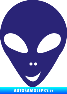 Samolepka UFO 004 levá střední modrá