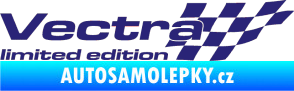 Samolepka Vectra limited edition pravá střední modrá