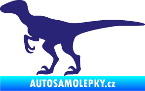 Samolepka Velociraptor 001 levá střední modrá