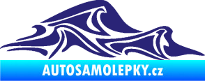 Samolepka Vlny 002 pravá moře střední modrá