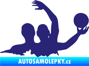 Samolepka Vodní pólo 001 pravá střední modrá
