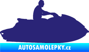 Samolepka Vodní skútr 003 pravá střední modrá
