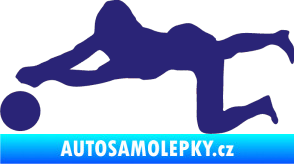 Samolepka Voleybal 008 levá střední modrá