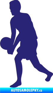 Samolepka Voleybal 013 levá střední modrá