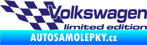 Samolepka Volkswagen limited edition levá střední modrá