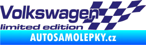 Samolepka Volkswagen limited edition pravá střední modrá