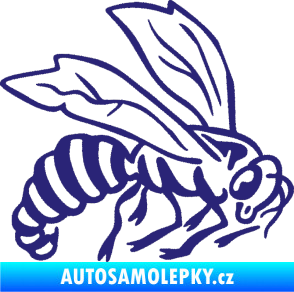 Samolepka Vosa 003 pravá střední modrá