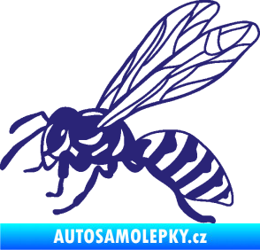 Samolepka Vosa 006 levá střední modrá