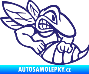 Samolepka Vosa pravá střední modrá