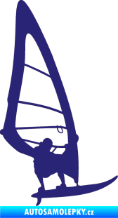 Samolepka Windsurfing 003 pravá střední modrá