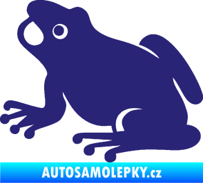 Samolepka Žába 007 levá střední modrá