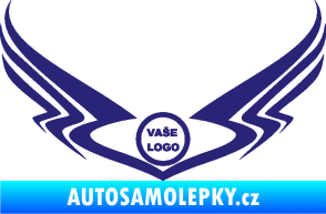 Samolepka Znak Tetování 003 střední modrá