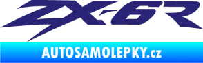 Samolepka ZX 6R střední modrá