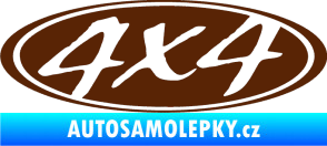 Samolepka 4x4 varianta 008 hnědá