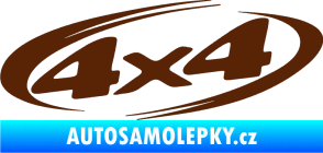 Samolepka 4x4 varianta 013 hnědá