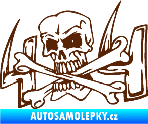 Samolepka 4x4 varianta 022 hnědá
