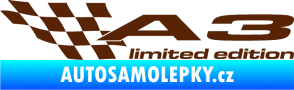 Samolepka A3 limited edition levá hnědá