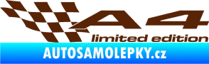 Samolepka A4 limited edition levá hnědá