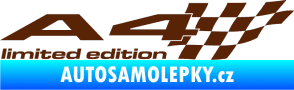 Samolepka A4 limited edition pravá hnědá