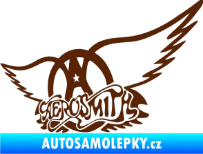 Samolepka Aerosmith 002 hnědá
