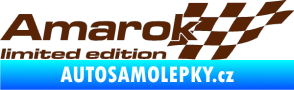 Samolepka Amarok limited edition pravá hnědá